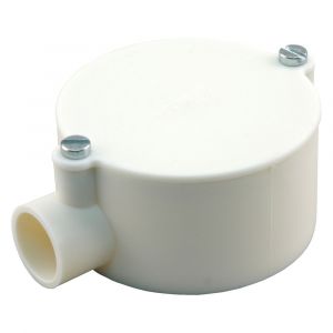 Attema lasdoos einddoos diameter 5/8 inch crème 01.475.80