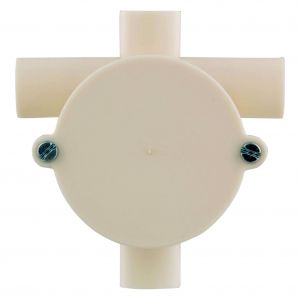 Attema lasdoos kruisdoos diameter 5/8 crème 01.475.93