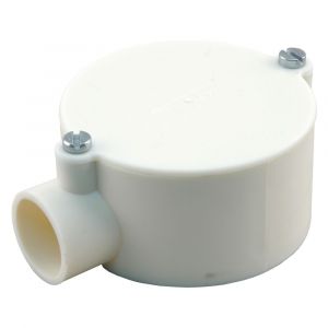Attema lasdoos einddoos diameter 3/4 crème 01.476.01