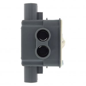 Attema centraaldoos met deksel ongelijk diameter 5/8 inch grijs 01.476.30