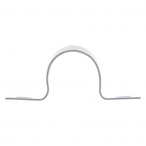 Q-Link zadel metaal voor installatiebuis 5/8 inch 16 mm met schroeven wit set 20 stuks 03.003.68