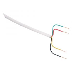 Q-Link telefoonkabel rond 4x0.5 mm2 25 m wit 03.030.27