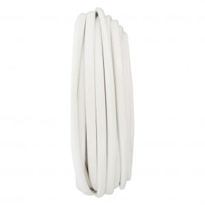Q-Link huishoudsnoer plat belastbaar tot 1200 W 2x0.75 mm2 10 m wit 03.030.39