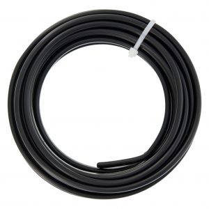 Q-Link huishoudsnoer plat belastbaar tot 1200 W 2x0.75 mm2 5 m zwart 03.030.40