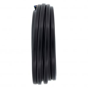 Q-Link huishoudsnoer plat belastbaar tot 1200 W 2x0.75 mm2 5 m zwart 03.030.40