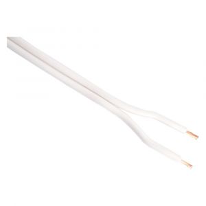 Q-Link tweelingsnoer zwakstroom tot 42 V 2x0,75 mm2 20 m wit 03.030.54