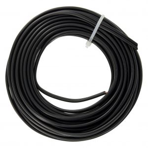 Q-Link tweelingsnoer zwakstroom tot 42 volt 2x0,75 mm2 10 m zwart 03.030.57