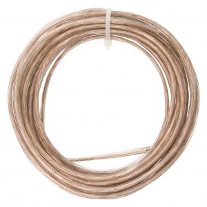 Q-Link tweelingsnoer zwakstroom tot 42 volt 2x0,75 mm2 5 m transparant 03.030.64