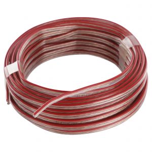 Q-Link tweelingsnoer zwakstroom tot 42 volt 2x0,75 mm2 10 m transparant 03.030.67