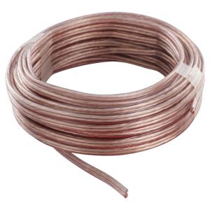 Q-Link tweelingsnoer zwakstroom tot 42 volt 2x0,75 mm2 10 m transparant 03.030.67