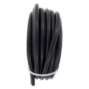 Q-Link huishoudkabel hittebestendig tot 90 graden 3x1.0 mm2 5 m zwart 03.030.70