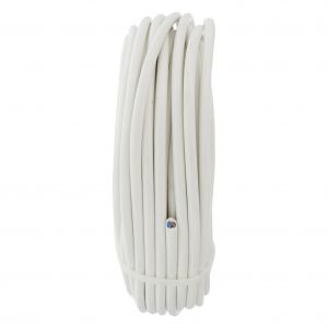 Q-Link huishoudsnoer VMVS belastbaar tot 1200 W 2x0.75 mm2 20 m wit 03.030.74
