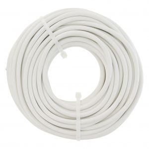 Q-Link huishoudsnoer VMVS belastbaar tot 1200 W 3x0.75 mm2 20 m wit 03.030.87
