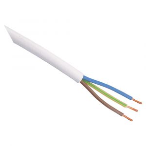 Q-Link huishoudkabel VMVL 3x1.0 mm2 10 m wit 03.031.02
