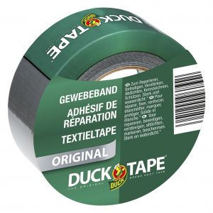 Duck textieltape 50 mm x 50 m grijs 20.501.00