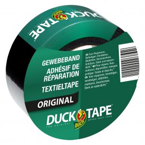 Duck textieltape 50 mm x 50 m zwart 20.501.01