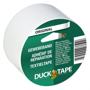 Duck textieltape 50 mm x 5 m wit 20.501.10