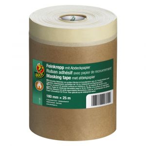 Duck masking tape-afdekpapier 180 mm x 25 m 20.501.37