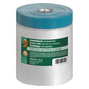 Duck textiel tape-afdekfolie 1400 mm x 15 m 20.501.60