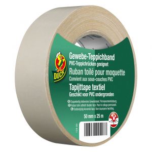 Duck tapijttape textiel 50 mm x 25 m 20.501.67