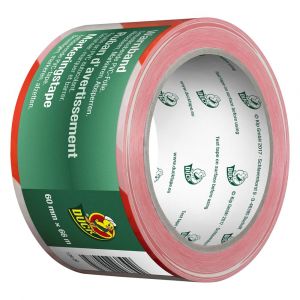 Duck markeringstape 60 mm x 66 m rood-wit 20.501.93
