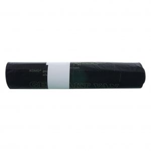 Komo huisvuilzakken 50 x 80 cm met sluitstrips set 20 stuks 21.285.31
