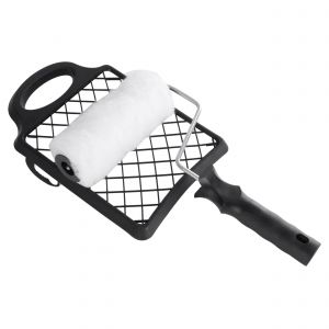 Budgetline muurverfset met rooster en compleet roller set 18 cm 3 delig 21.470.19