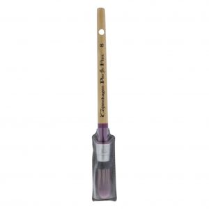 Copenhagen Pro Flex patentpuntkwast 5* maat 8 synthetisch haar FSC houten steel 23.100.08