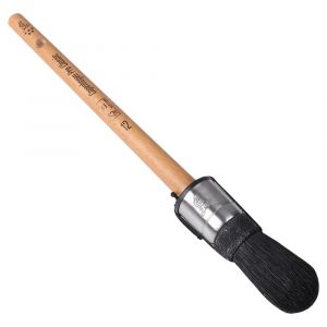 Copenhagen Pro Classic patentpuntkwast 5* maat 12 zwart Chinees varkenshaar FSC houten steel 23.102.12
