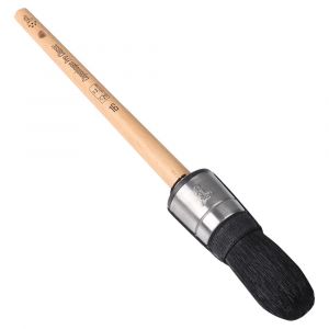 Copenhagen Pro Classic patentpuntkwast 5* maat 16 zwart Chinees varkenshaar FSC houten steel 23.102.16