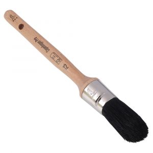 Copenhagen Pro universeel patentkwast 3* maat 12 zwart Chinees varkenshaar FSC houten steel 23.104.12