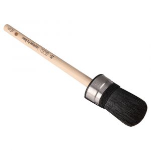 Copenhagen Pro Classic ovale kwast 5* maat 40 zwart Chinees varkenshaar FSC houten steel 23.122.40