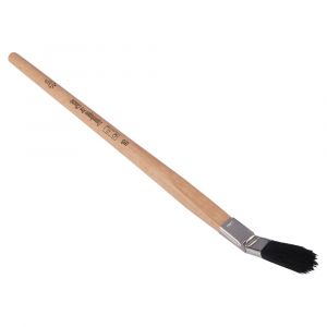 Copenhagen Pro Classic gebogen Lyonpenseel 5* maat 16 zwart Chinees varkenshaar FSC houten steel 23.125.16