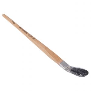 Copenhagen Pro Classic gebogen Lyonpenseel 5* maat 20 zwart Chinees varkenshaar FSC houten steel 23.125.20