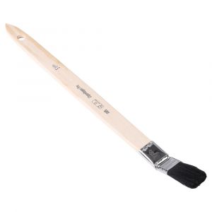 Copenhagen Pro universeel gebogen Lyonpenseel 3* maat 18 zwart Chinees varkenshaar FSC houten steel 23.126.18