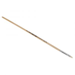 Copenhagen Pro platte Lyonpenseel maat 02 wit Chinees varkenshaar FSC gelakte houten steel 23.140.02