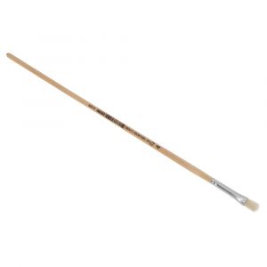 Copenhagen Pro platte Lyonpenseel maat 04 wit Chinees varkenshaar FSC gelakte houten steel 23.140.04