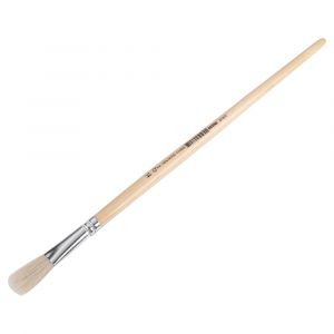 Copenhagen Pro platte Lyonpenseel maat 14 wit Chinees varkenshaar FSC gelakte houten steel 23.140.14