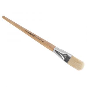 Copenhagen Pro platte Lyonpenseel maat 24 wit Chinees varkenshaar FSC gelakte houten steel 23.140.24