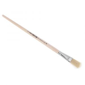 Copenhagen Pro platte Lyonpenseel maat 14 wit Chinees varkenshaar FSC ongelakte houten steel 23.141.14
