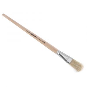 Copenhagen Pro platte Lyonpenseel maat 18 wit Chinees varkenshaar FSC ongelakte houten steel 23.141.18