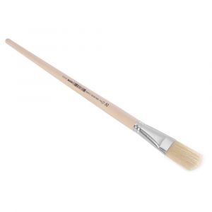 Copenhagen Pro platte Lyonpenseel maat 20 wit Chinees varkenshaar FSC ongelakte houten steel 23.141.20