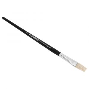 Copenhagen Pro universeel penseel maat 12 wit Chinees varkenshaar FSC zwart gelakte houten steel 23.144.12