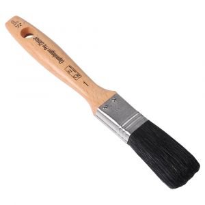 Copenhagen Pro Classic platte kwast 5* maat 1 zwart Chinees varkenshaar FSC houten steel 23.202.10