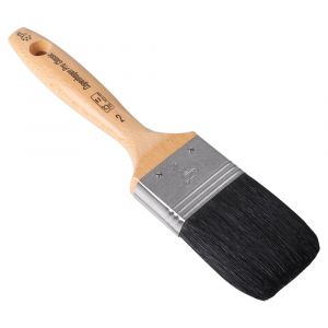 Copenhagen Pro Classic platte kwast 5* maat 2 zwart Chinees varkenshaar FSC houten steel 23.202.20