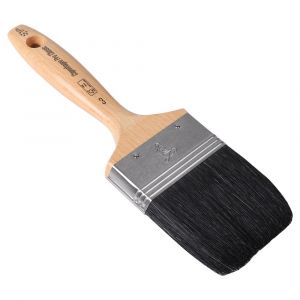 Copenhagen Pro Classic platte kwast 5* maat 3 zwart Chinees varkenshaar FSC houten steel 23.202.30