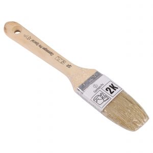 Copenhagen Pro 2 componenten platte kwast 5* maat 1.5 wit Chinees varkenshaar FSC houten steel 23.206.15