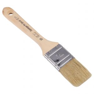 Copenhagen Pro 2 componenten platte kwast 5* maat 1.5 wit Chinees varkenshaar FSC houten steel 23.206.15