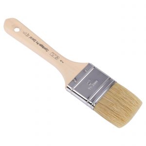 Copenhagen Pro 2 componenten platte kwast 5* maat 2 wit Chinees varkenshaar FSC houten steel 23.206.20