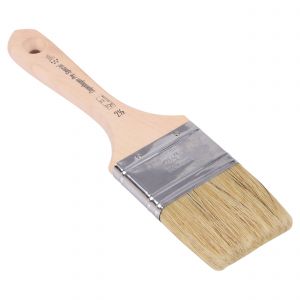 Copenhagen Pro 2 componenten platte kwast 5* maat 2.5 wit Chinees varkenshaar FSC houten steel 23.206.25
